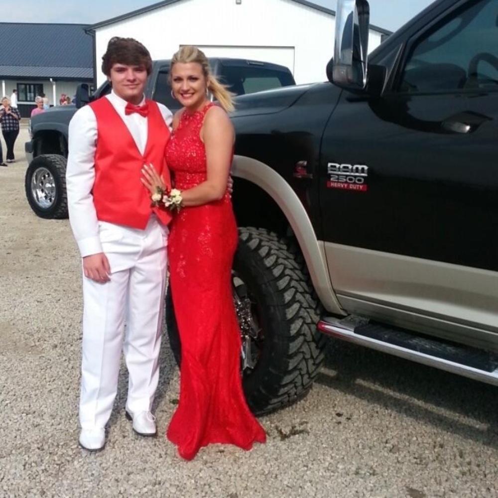 Red prom dress